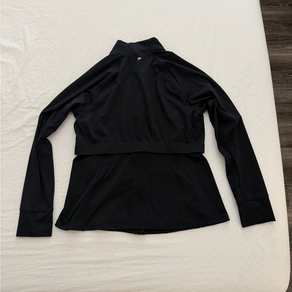 Fabletics Black Full-Zip Jacket - image 2